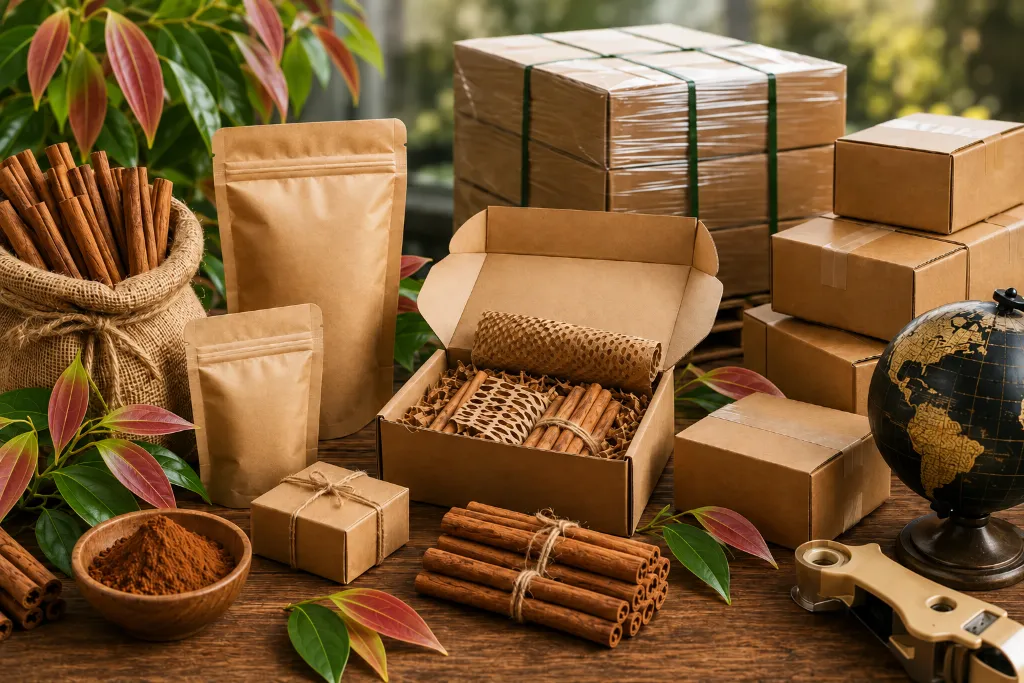 Ceylon Cinnamon prepared for customized packaging and private-label export orders.