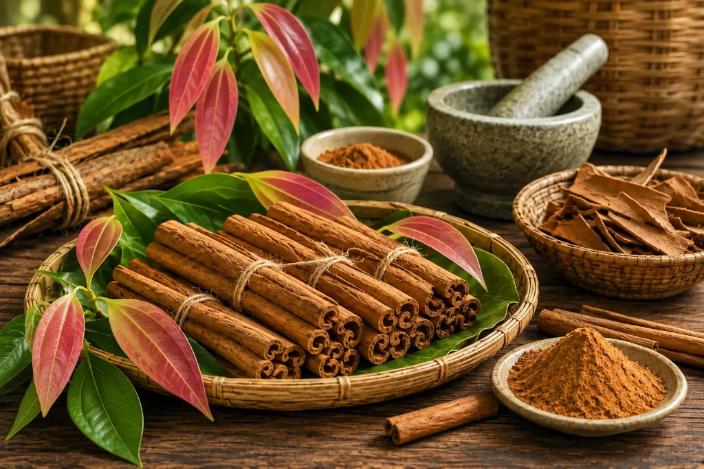 Premium Ceylon Cinnamon sourced from Sri Lanka for international export.