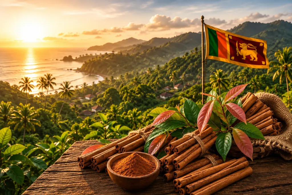 Ceylon Cinnamon sourced from Sri Lanka, the home of true Ceylon Cinnamon.